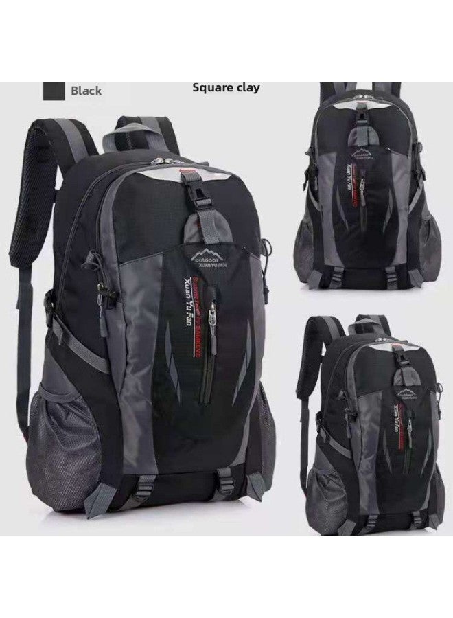Mountaineering Bag Outdoor Lightweight Travel Hiking Mountain Climbing Backpack Water-repellent Bag Backpack For Men And Women Outgoing Backpack Factory-Color:Dark Blue-Capacity:Lightweight Model Wi - Image 3